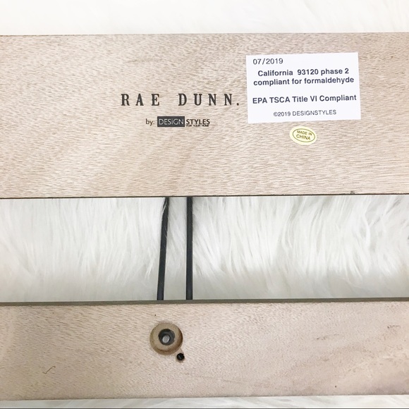 Rae Dunn FAMILY Coat Hooks Entryway - Picture 7 of 8